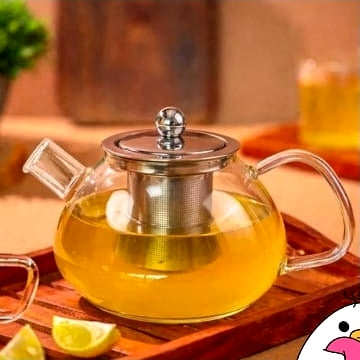 Premium Glass Teapot with Stainless Steel Infuser – 700ml