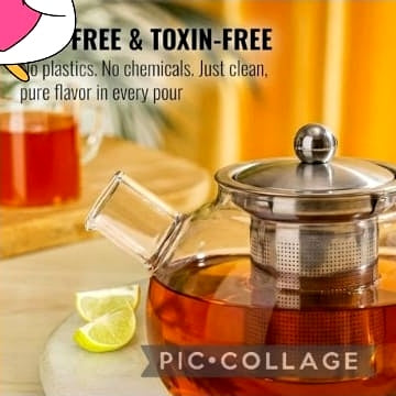 Premium Glass Teapot with Stainless Steel Infuser – 700ml